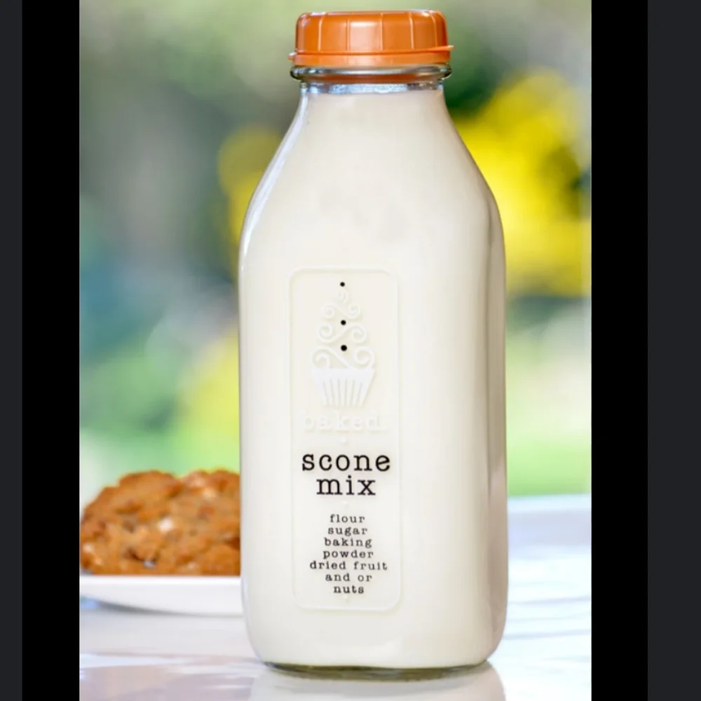 New Stanpac Clear Glass Liquid Milk Jar Container Decanter 16 ounces
